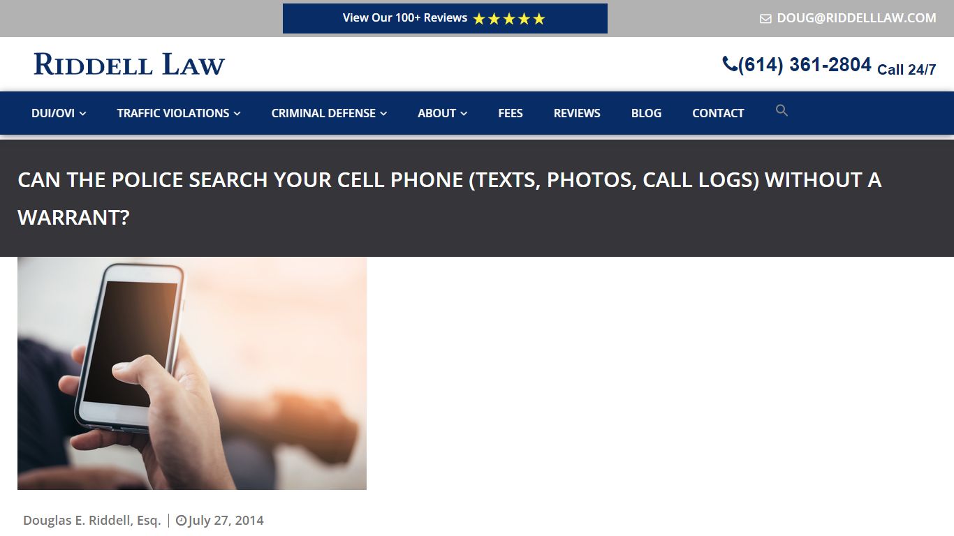 Can the Police Search Your Cell Phone (Texts, Photos, Call Logs ...